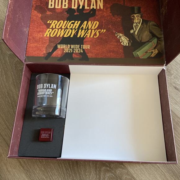 Bob Dylan Rough & Rowdy Ways Drink Glass Tour VIP 2023 - Picture 5 of 12
